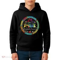 Back To School Third Grade Dream Team Teacher Flower Kids Hoodie thumb 4