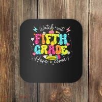 Back To School Watch Out Fifth Grade Here I Come Pencil Coaster thumb 0