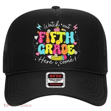 Back To School Watch Out Fifth Grade Here I Come Pencil Hat