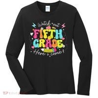 Back To School Watch Out Fifth Grade Here I Come Pencil Women's Long Sleeve Shirt thumb 0