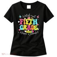 Back To School Watch Out Fifth Grade Here I Come Pencil Women's T-Shirt thumb 0