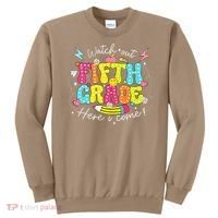 Back To School Watch Out Fifth Grade Here I Come Pencil Sweatshirt thumb 0