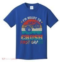 Back To School Ready To Crush First Grade Monster Truck Boys Gift Kids T-Shirt thumb 0