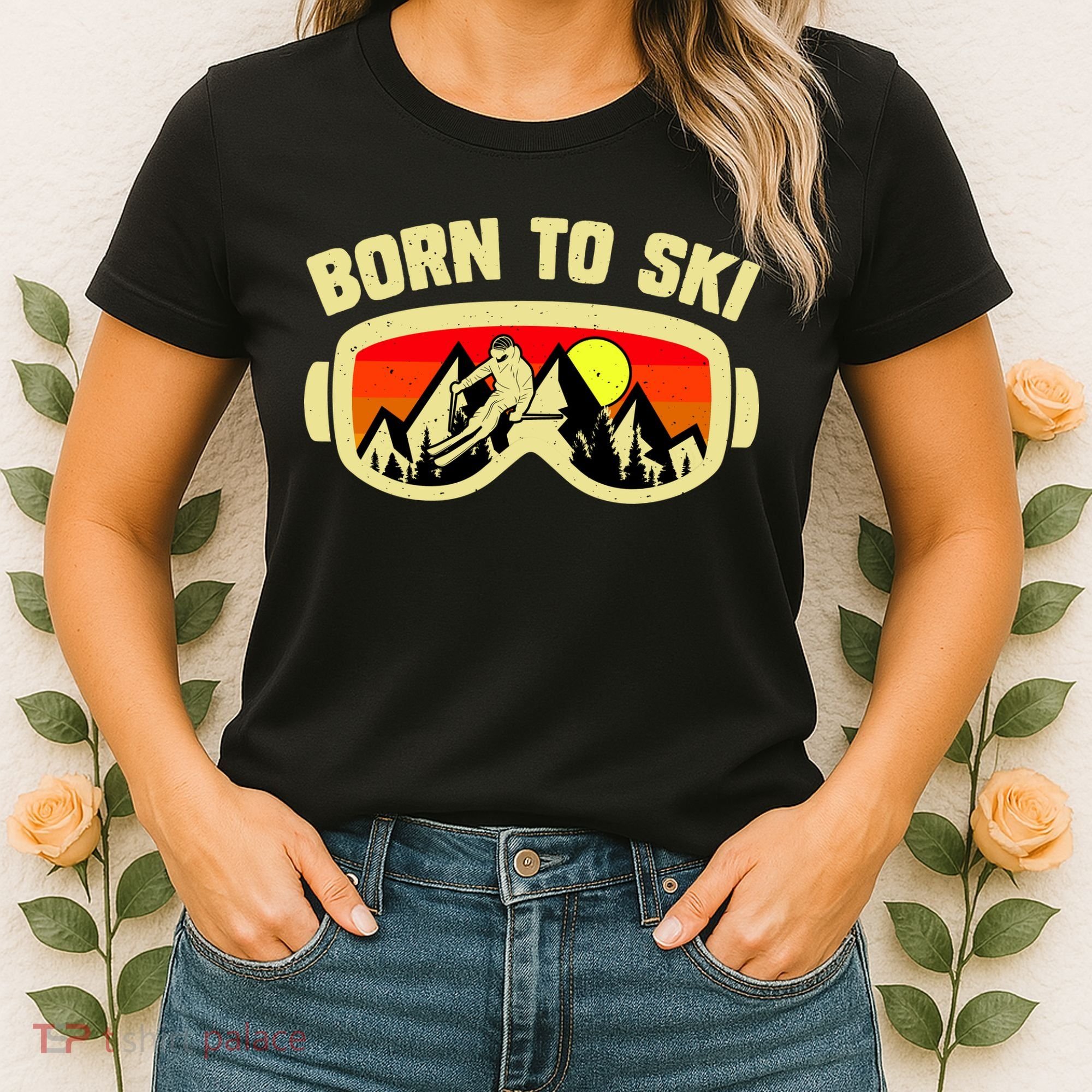 Born To Ski Women's T-Shirt