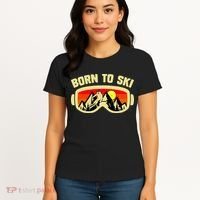 Born To Ski Women's T-Shirt thumb 4
