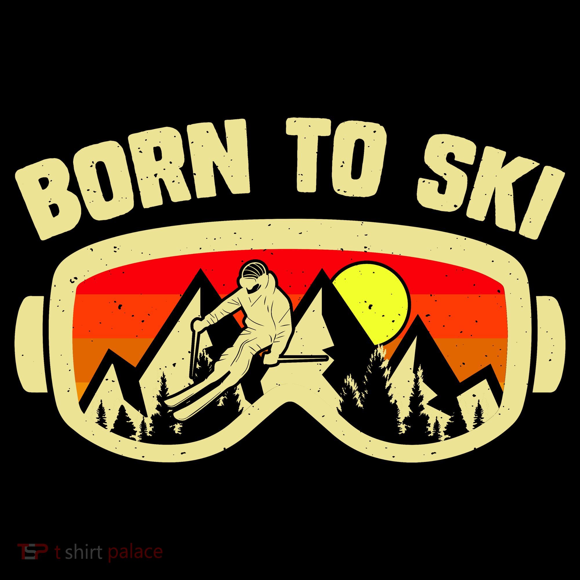 Born To Ski Women's T-Shirt