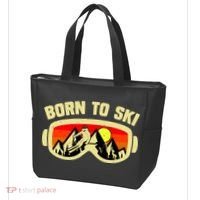 Born To Ski Tote Bag thumb 3