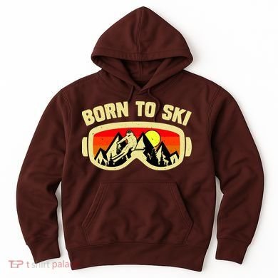 Born To Ski Hoodie