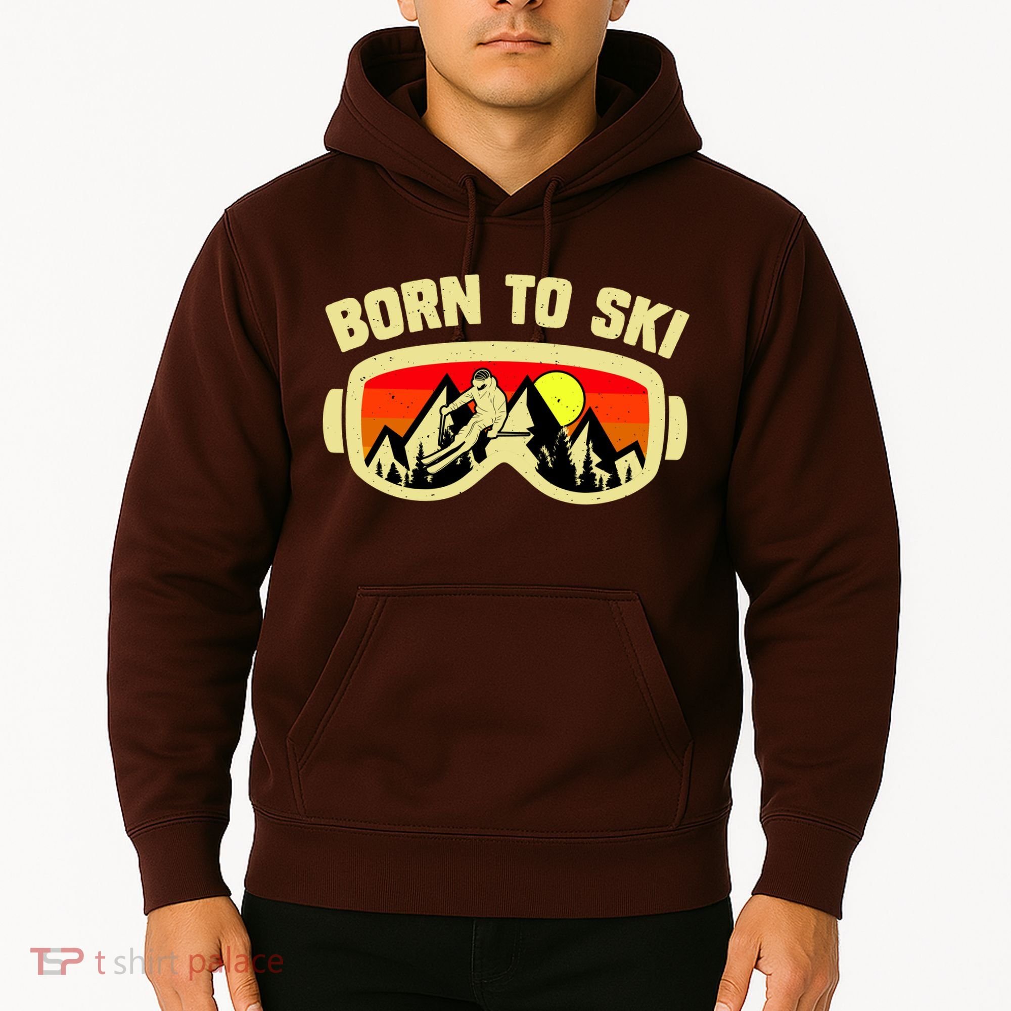 Born To Ski Hoodie