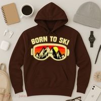 Born To Ski Hoodie thumb 3
