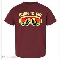 Born To Ski Toddler T-Shirt thumb 0