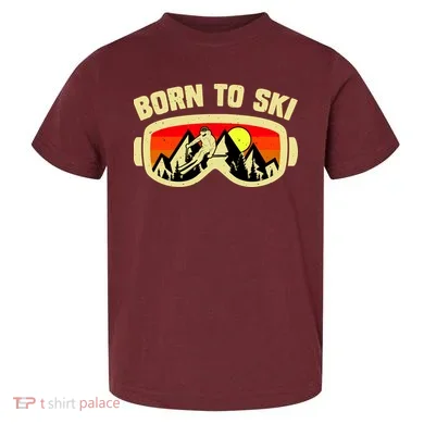 Born To Ski Toddler T-Shirt