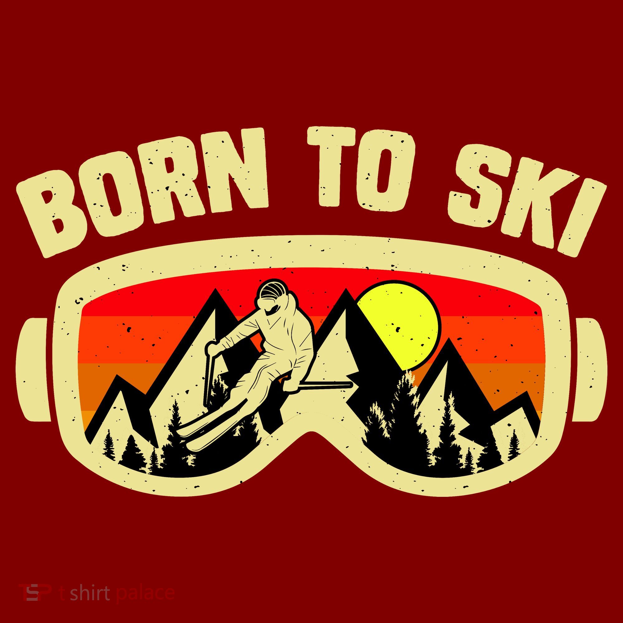 Born To Ski Toddler T-Shirt