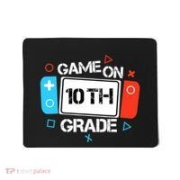 Back To School Game On 10th Grade Funny Gamer Boy Girl Mousepad thumb 0