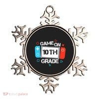 Back To School Game On 10th Grade Funny Gamer Boy Girl Ornament thumb 0