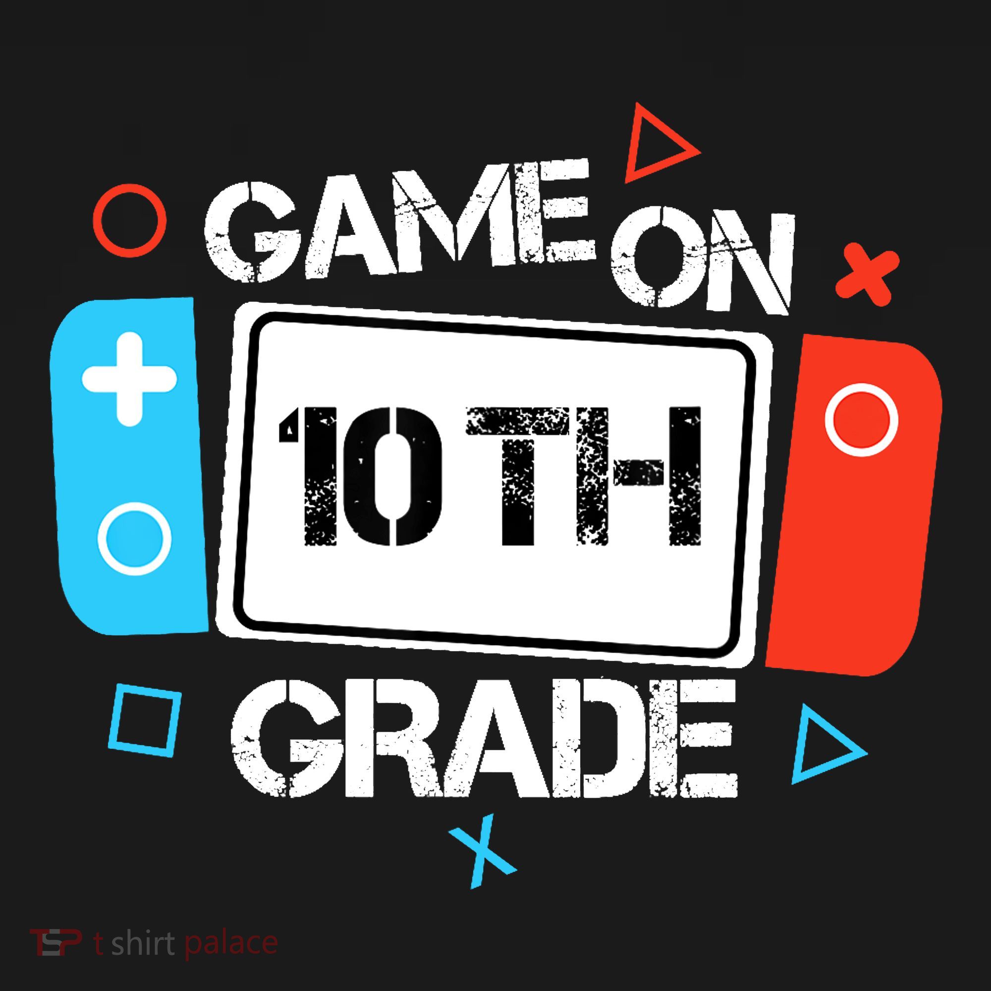 Back To School Game On 10th Grade Funny Gamer Boy Girl Women's Tank Top