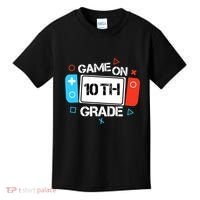 Back To School Game On 10th Grade Funny Gamer Boy Girl Kids T-Shirt thumb 0