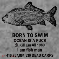 Born To Swim Ocean Is A Fuck Kill Em All 1989 Toddler Hoodie thumb 2