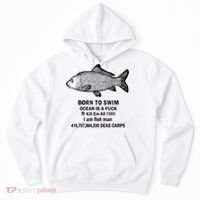 Born To Swim Ocean Is A Fuck Kill Em All 1989 Hoodie thumb 0