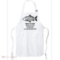Born To Swim Ocean Is A Fuck Kill Em All 1989 Apron thumb 0