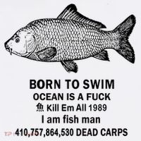 Born To Swim Ocean Is A Fuck Kill Em All 1989 Women's Hoodie thumb 2