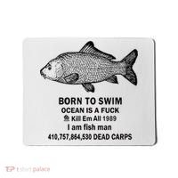 Born To Swim Ocean Is A Fuck Kill Em All 1989 Mousepad thumb 0