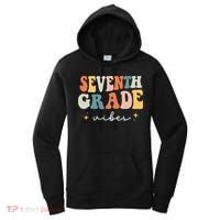 Back To School Seventh Grade Vibes Retro 7th Grade Teacher Women's Hoodie thumb 0
