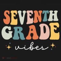 Back To School Seventh Grade Vibes Retro 7th Grade Teacher Women's Hoodie thumb 2
