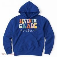 Back To School Seventh Grade Vibes Retro 7th Grade Teacher Hoodie thumb 0