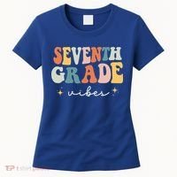 Back To School Seventh Grade Vibes Retro 7th Grade Teacher Women's T-Shirt thumb 0