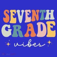 Back To School Seventh Grade Vibes Retro 7th Grade Teacher Kids Sweatshirt thumb 2