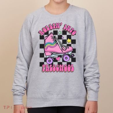 Back To School Skating Rollin Into Preschool Women's Sweatshirt