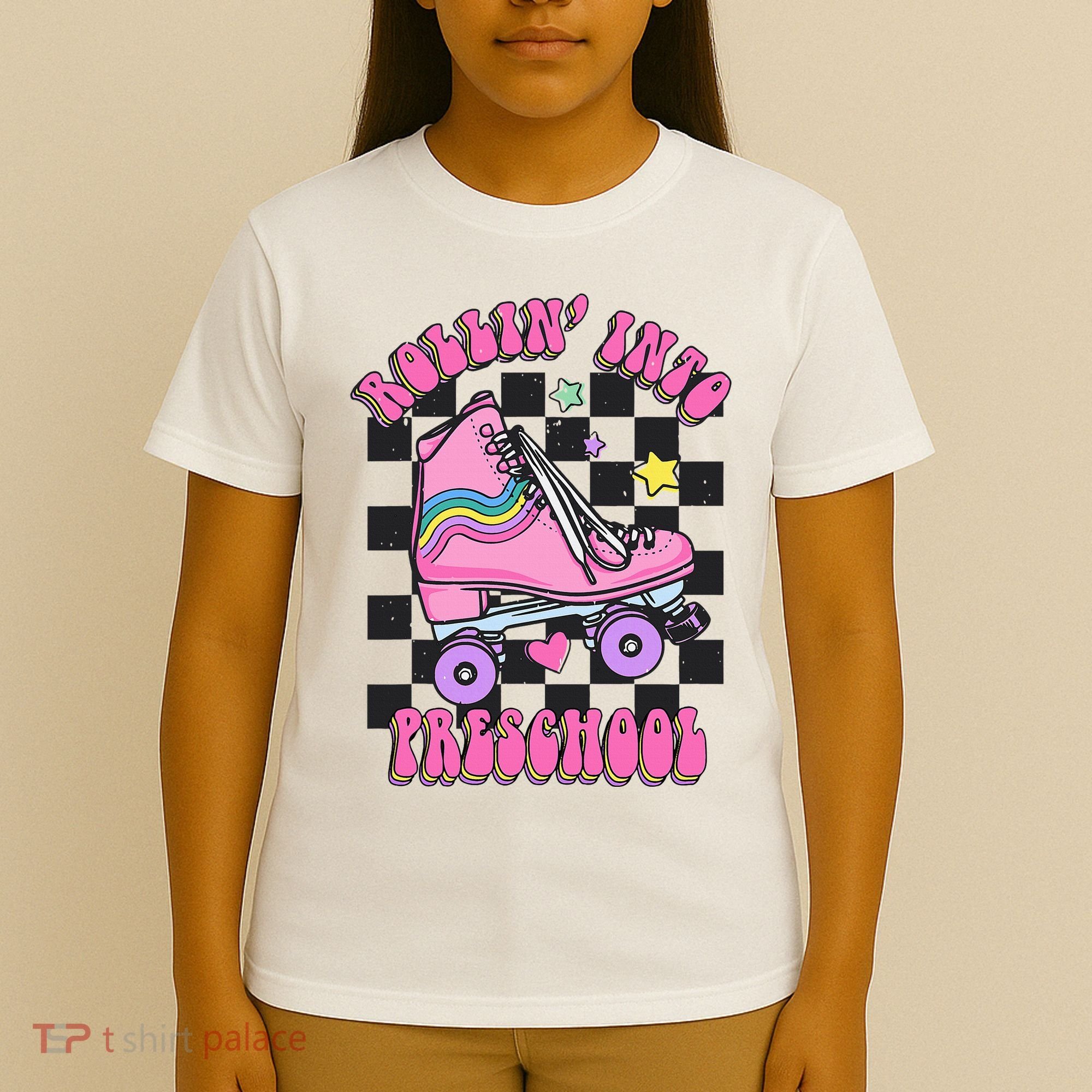 Back To School Skating Rollin Into Preschool T-Shirt