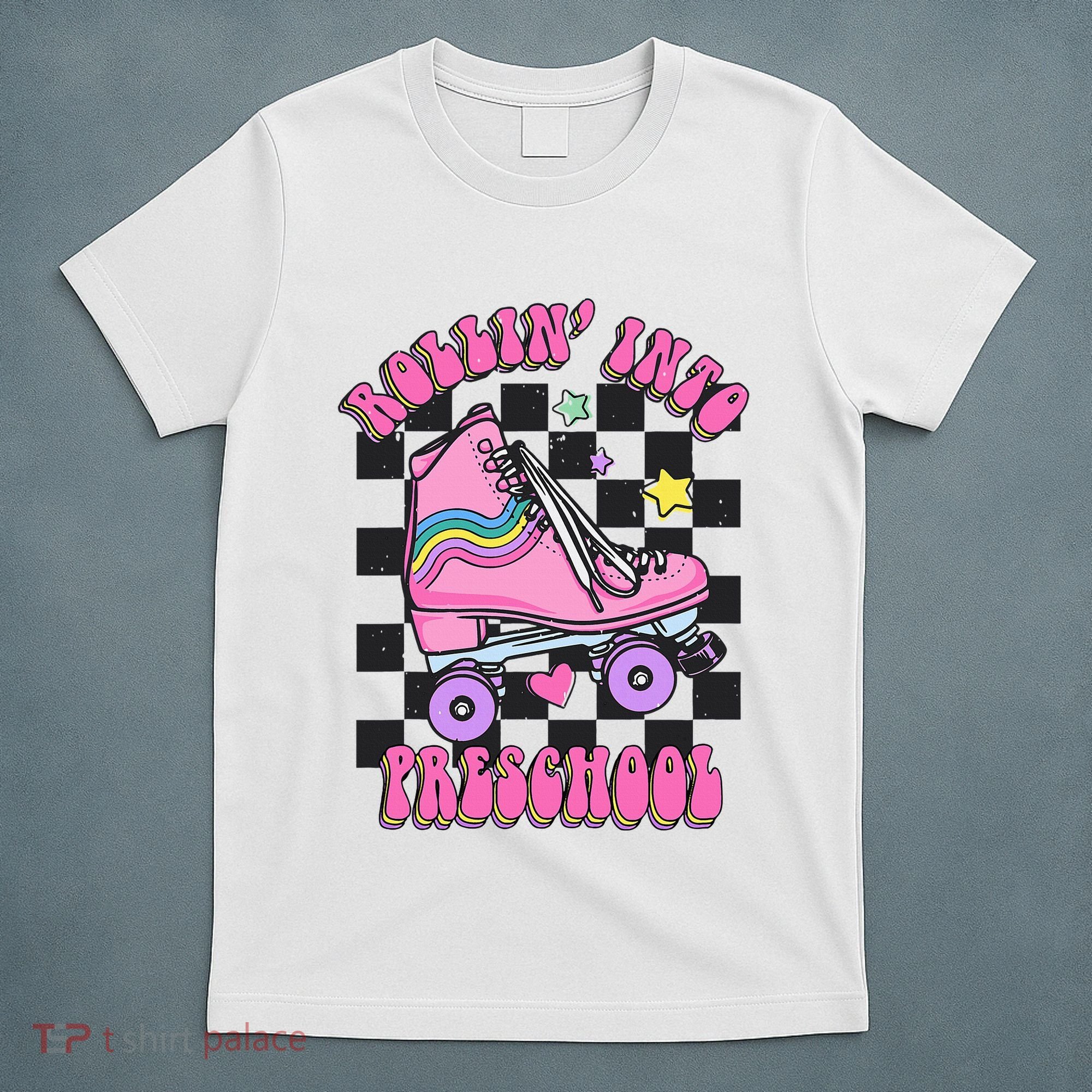 Back To School Skating Rollin Into Preschool T-Shirt