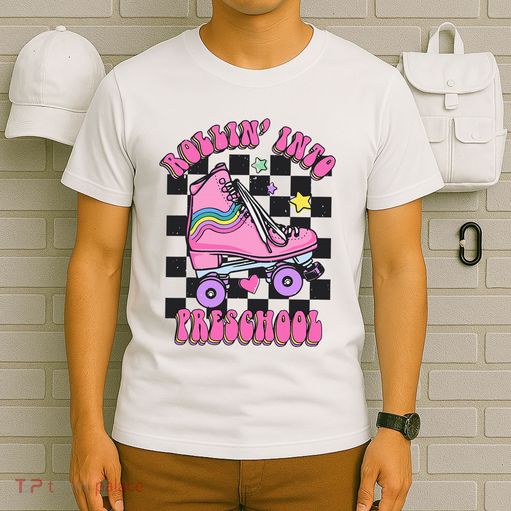 Back To School Skating Rollin Into Preschool T-Shirt