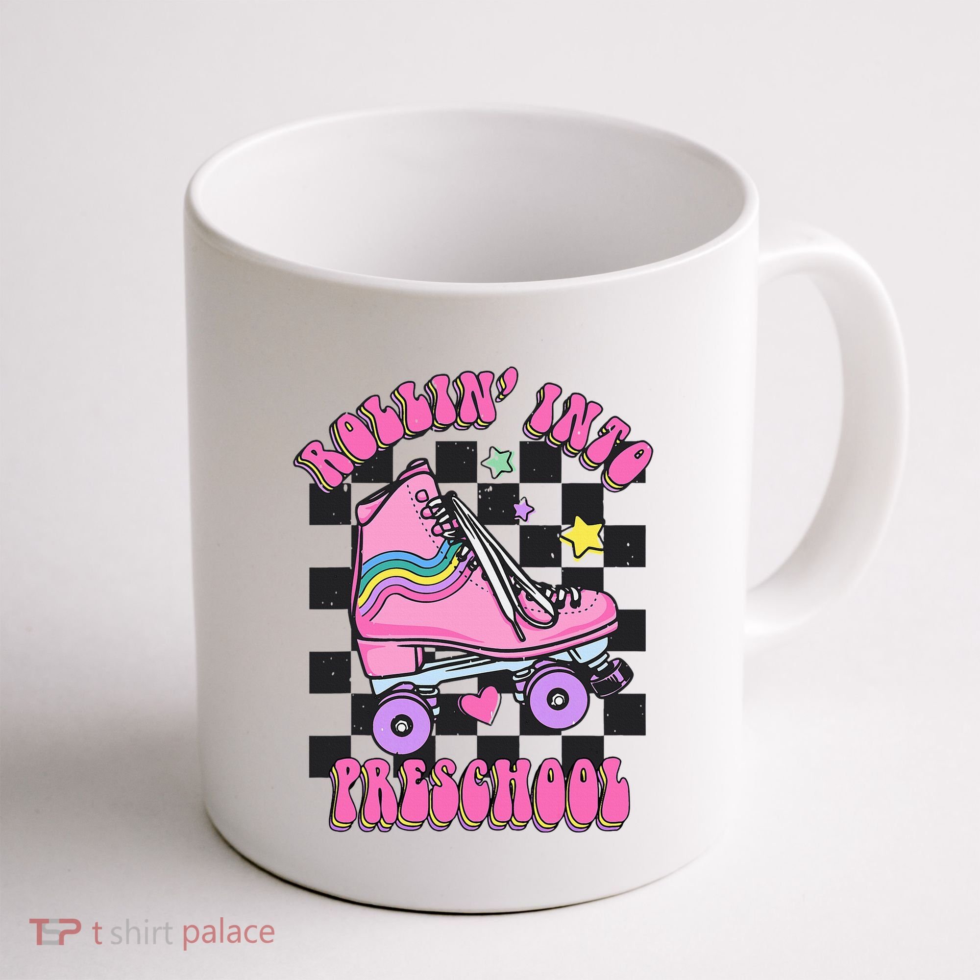 Back To School Skating Rollin Into Preschool Coffee Mug