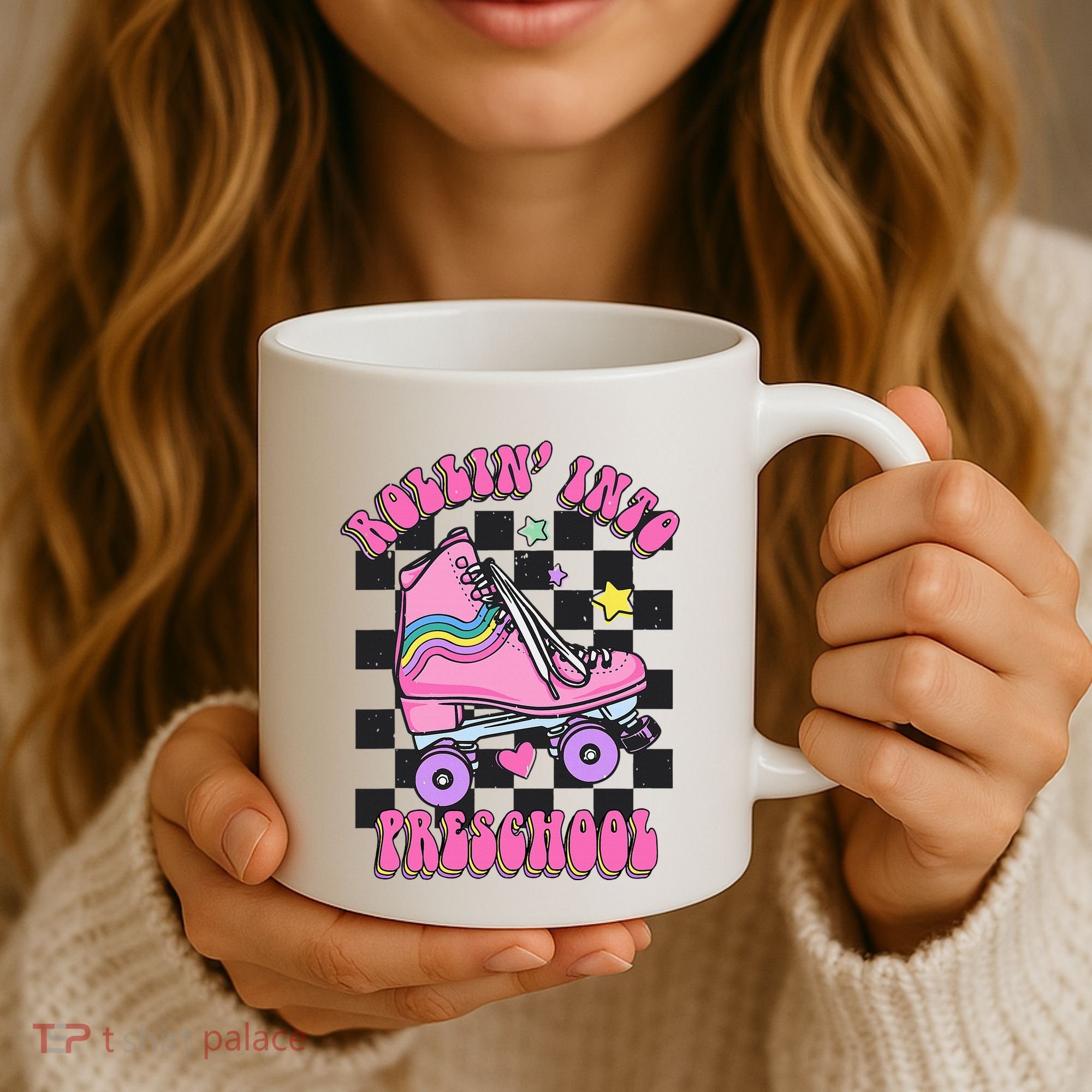 Back To School Skating Rollin Into Preschool Coffee Mug