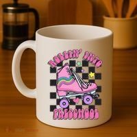 Back To School Skating Rollin Into Preschool Coffee Mug thumb 4