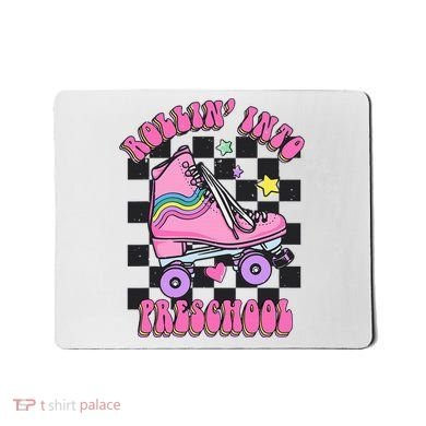 Back To School Skating Rollin Into Preschool Mousepad