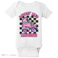 Back To School Skating Rollin Into Preschool Baby Bodysuit thumb 0