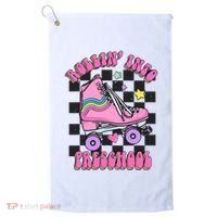Back To School Skating Rollin Into Preschool Golf Towel thumb 0