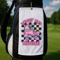 Back To School Skating Rollin Into Preschool Golf Towel thumb 2