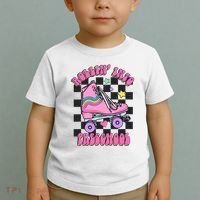 Back To School Skating Rollin Into Preschool Toddler T-Shirt thumb 2