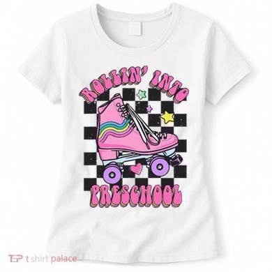 Back To School Skating Rollin Into Preschool Women's T-Shirt