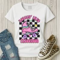 Back To School Skating Rollin Into Preschool Women's T-Shirt thumb 3