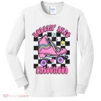 Back To School Skating Rollin Into Preschool Kids Long Sleeve Shirt thumb 0
