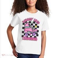 Back To School Skating Rollin Into Preschool Kids T-Shirt thumb 2