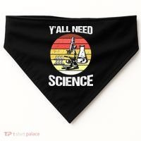 Back To School Y'all Need Science Teacher USA-Made Doggie Bandana thumb 0
