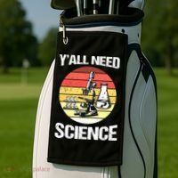 Back To School Y'all Need Science Teacher Golf Towel thumb 2