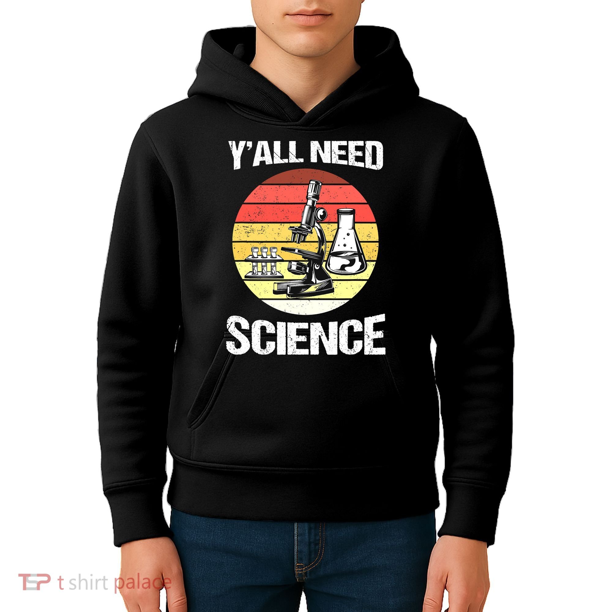 Back To School Y'all Need Science Teacher Kids Hoodie
